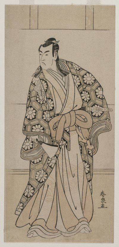 Ichikawa Monnosuke II als ein Herr, 1780er von Katsukawa Shunsen
