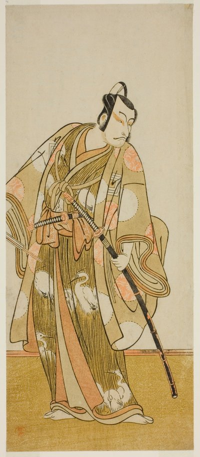 Der Schauspieler Ichikawa Danjuro V in einer unbekannten Rolle von Katsukawa Shunsho