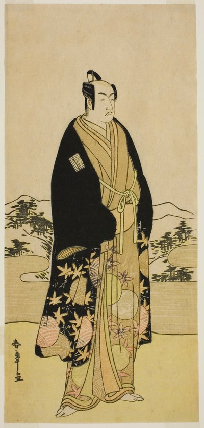 Der Schauspieler Ichikawa Monnosuke II in einer unbekannten Rolle von Katsukawa Shunsho