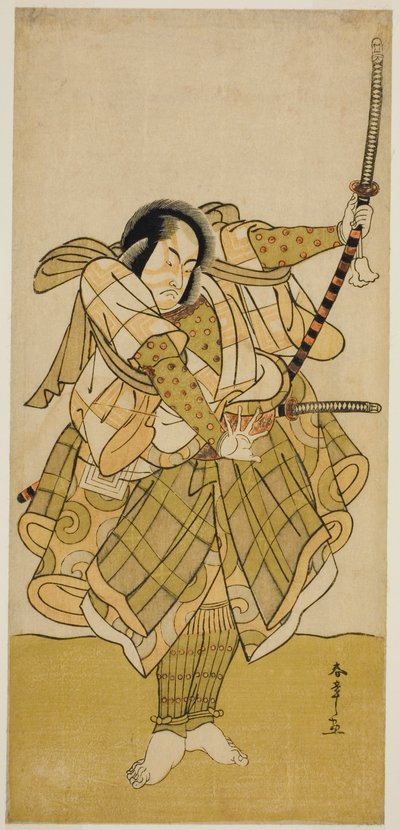 Der Schauspieler Ichikawa Monnosuke II in einer nicht identifizierten Rolle von Katsukawa Shunsho
