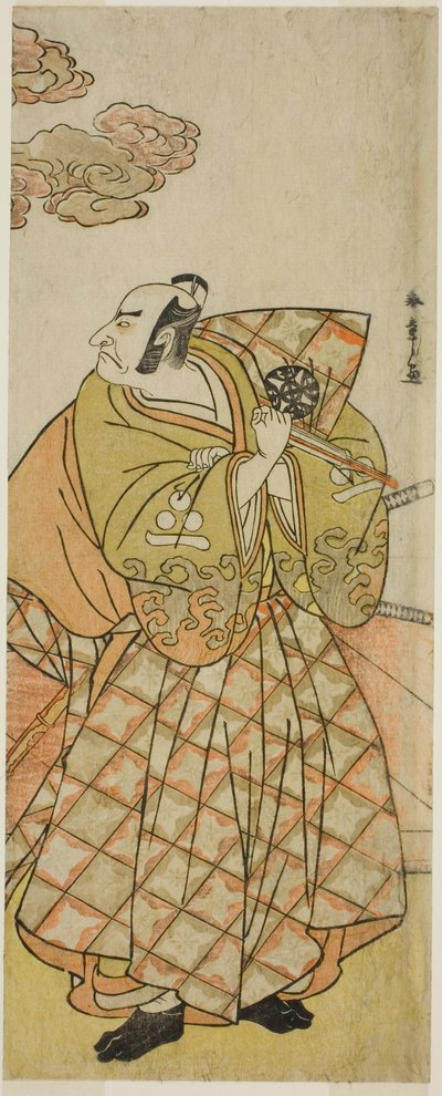 Der Schauspieler Nakamura Nakazo I als Watanabe no Tsuna im Stück Shitenno Tonoi no Kisewata, aufgeführt im Nakamura-Theater im elften Monat, 1781 von Katsukawa Shunsho