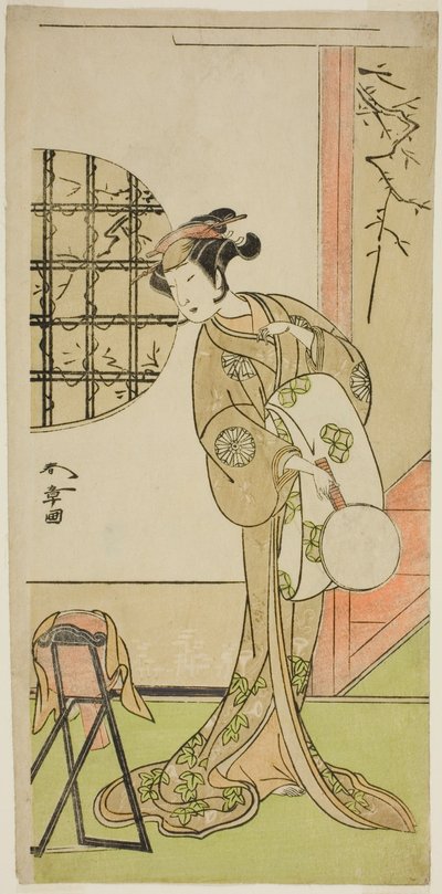 Der Schauspieler Nakamura Noshio I in einer unidentifizierten Rolle von Katsukawa Shunsho