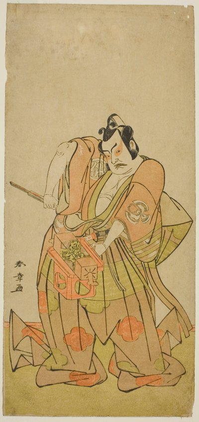 Der Schauspieler Nakamura Sukegoro II in einer unbekannten Rolle von Katsukawa Shunsho