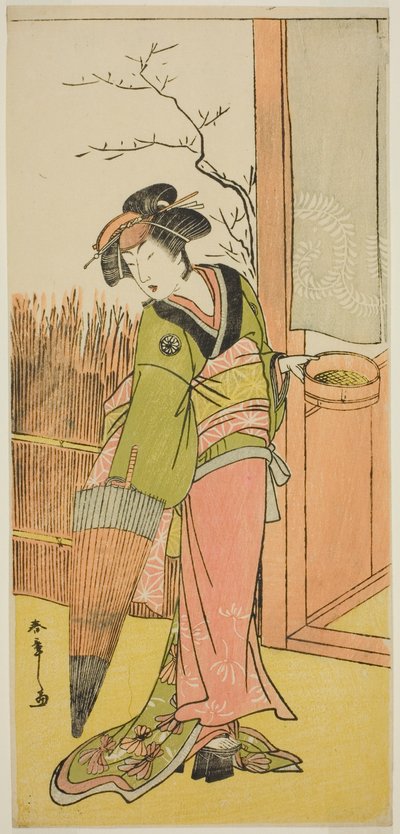 Der Schauspieler Segawa Kikunojo III in einer nicht identifizierten Rolle von Katsukawa Shunsho