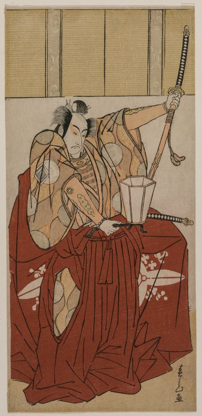 Ichikawa Monnosuke II als Urabe no Suetake, 1781 von Katsukawa Shunzan