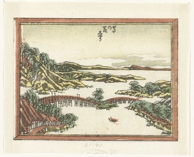 Abenddämmerung in Seta von Katsushika Hokusai