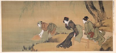Abkühlung an einem Sommerabend von Katsushika Hokusai