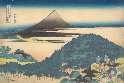 Kissenkiefer in Aoyama, aus der Serie Sechsunddreißig Ansichten von von Katsushika Hokusai