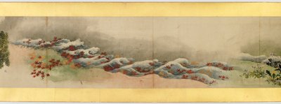 Detail einer Bildrolle mit verschiedenen Bildern, Edo-Periode, 1839 (Detail) von Katsushika Hokusai