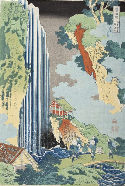 Wasserfälle von Ono an der Kisokaidō von Katsushika Hokusai