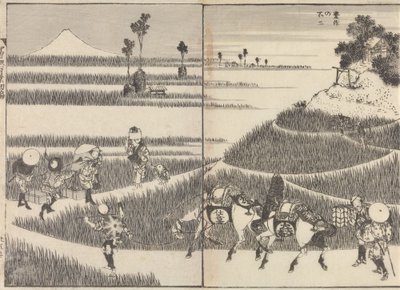 Aus "Hundert Ansichten des Berges Fuji" von Katsushika Hokusai