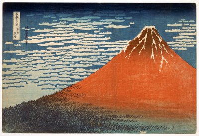 Fuji; Berge bei klarem Wetter; 1831; aus der Serie 