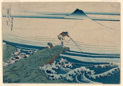 Kajikazawa in der Provinz Kai (Koshu Kajikazawa) aus der Serie, Sechsunddreißig Ansichten des Berges Fuji von Katsushika Hokusai