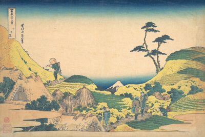 Unteres Meguro Shimo Meguro, aus der Serie Sechsunddreißig Ansichten des Berges Fuji Fugaku... von Katsushika Hokusai