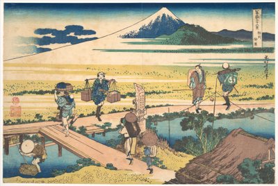 Nakahara in der Provinz Sagami, aus der Serie Sechsunddreißig Ansichten des Berges Fuji von Katsushika Hokusai
