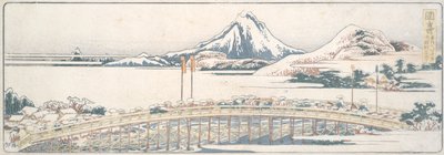 Okazaki, aus der Serie Dreiundfünfzig Posten der Frühlingsfreuden von Katsushika Hokusai