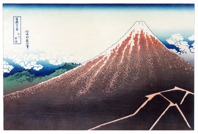 Sanka Haku aus 36 Ansichten des Berges Fuji, ca. 1890 von Katsushika Hokusai