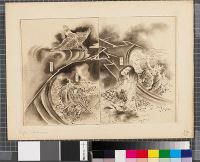 Szenen aus dem Krieg zwischen Japan und Korea, Ende des 18. bis erste Hälfte des 19. Jahrhunderts von Katsushika Hokusai