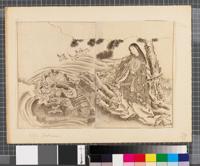 Szenen aus dem Krieg zwischen Japan und Korea, Ende des 18. bis erste Hälfte des 19. Jahrhunderts von Katsushika Hokusai