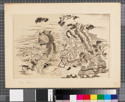 Szenen aus dem Krieg zwischen Japan und Korea, Ende des 18. bis erste Hälfte des 19. Jahrhunderts von Katsushika Hokusai