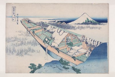 Ushibori in der Provinz Hitachi von Katsushika Hokusai