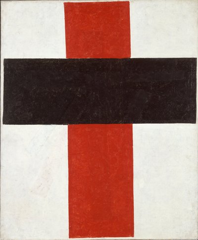 Hieratisches suprematistisches Kreuz von Kasimir Malewitsch (1878-1935) von Kazimir Severinovich Malevich