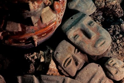 Amerika; Archäologie; Mexiko; Templo Mayor; Großer Tempel der Azteken; Begräbnis; Tenochtitlan von Kenneth Garrett