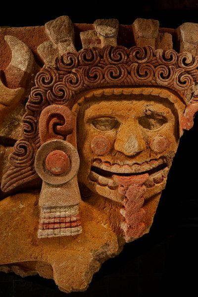 Größte Azteken; MM7677; Mexiko-Stadt; Mexiko; NMAH; Tenochtitlan; Azteke; Grab von Ahui... von Kenneth Garrett