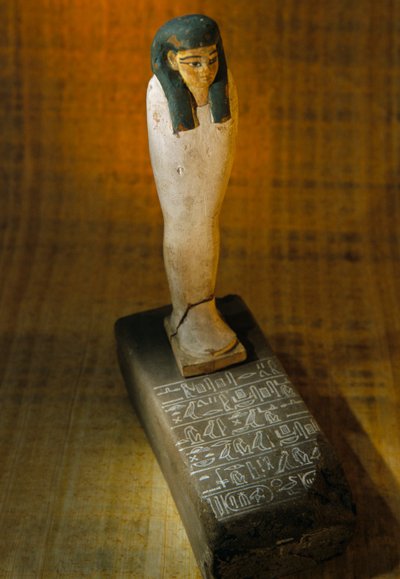 Magischer Ziegel, Thutmosis IV; KV 43. "Magische Ziegel" wurden oft in Nischen von... von Kenneth Garrett