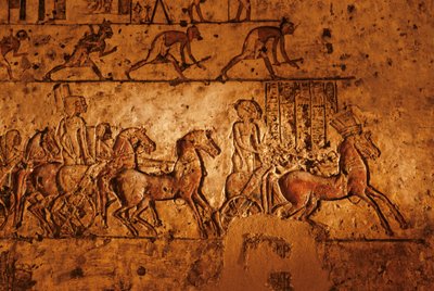 Relief aus dem Grab von Meryre (Merera), Hohepriester des Aton in Akhetaten, 2001 von Kenneth Garrett