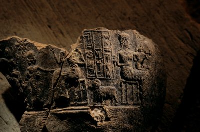 Urkesh, Hurritisches Reich, Syrien, 2400 v. Chr., Giorgio Buccellati, Schlammsiegelabdruck, 2004 von Kenneth Garrett