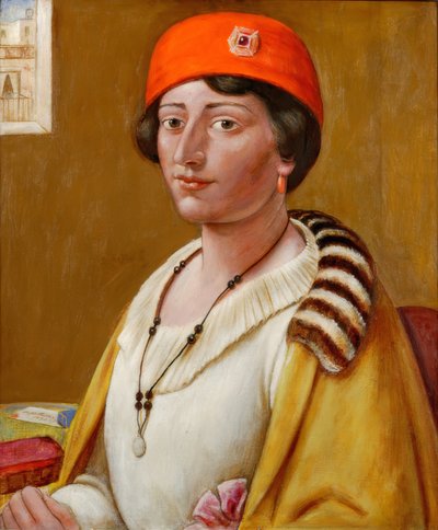 Roter Turban von Kenneth Hayes Miller