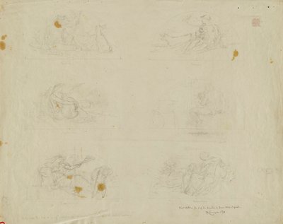 (Iowa State Capitol Rotunde) (Studie für sechs Lünetten) von Kenyon Cox