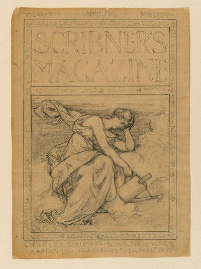 Entwurf für Magazin-Cover, Scribner