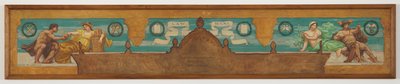 Das Gesetz herrscht, Studie für das zentrale Panel von "Die Herrschaft des Gesetzes," Fries für das Berufungsgericht, New York von Kenyon Cox