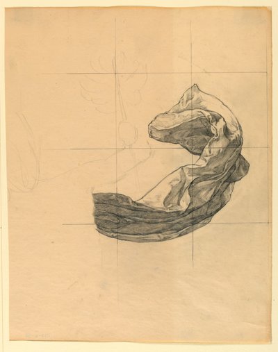 Studie für "Handel," "Vorbeiziehender Handel zollt dem Hafen von Cleveland Tribut," United States Custom House, Cleveland, OH von Kenyon Cox