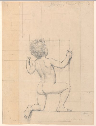 Studie für "Genius," "Die Künste," Library of Congress, Washington D.C. von Kenyon Cox