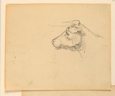 Studie für "Hirten", "Der Fortschritt der Zivilisation: Jagd, Hirten, Landwirtschaft", State Capitol, Des Moines, IA von Kenyon Cox