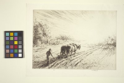 Frühes Pflügen (Frühling) von Kerr Eby
