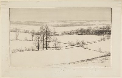 Schneefelder von Kerr Eby