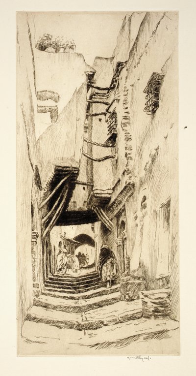 Stufen und Türöffnungen, Algier von Kerr Eby