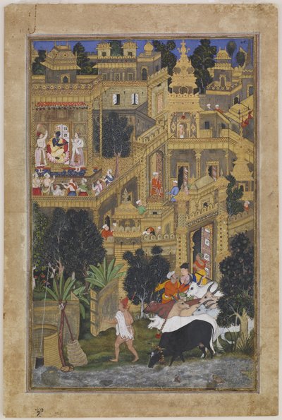 Der Herr Krishna in der goldenen Stadt von Kesav Kalan