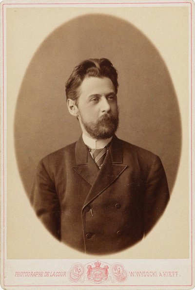 Porträt des Dichters Innokenty Annensky von Kiev . Photo studio V. Vysotsky