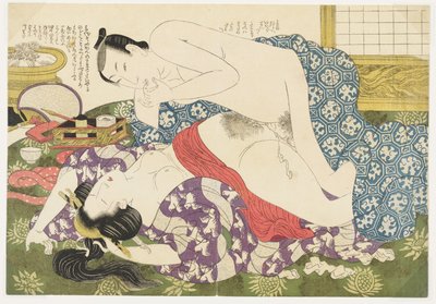 Die Dame eines Handelshauses, aus Selections from the Brocade Quarter (E-awase kingaishō) von Kikukawa Eizan