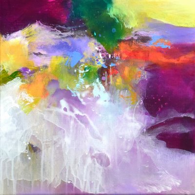 Lebhafter Abstrakter Fluss von Kirsten Handelmann