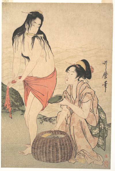 Abalone-Taucher von Kitagawa Utamaro