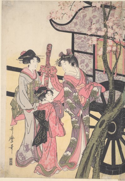 Aoi-Hime ruft Rokujo-hime von Kitagawa Utamaro