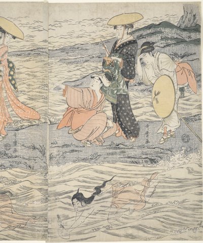 Awabi-Muscheltaucher in Enoshima von Kitagawa Utamaro