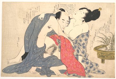 Erotischer Druck von Kitagawa Utamaro
