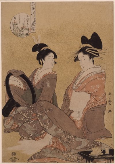 Hanamurasaki vom Tamaya, 1793 von Kitagawa Utamaro